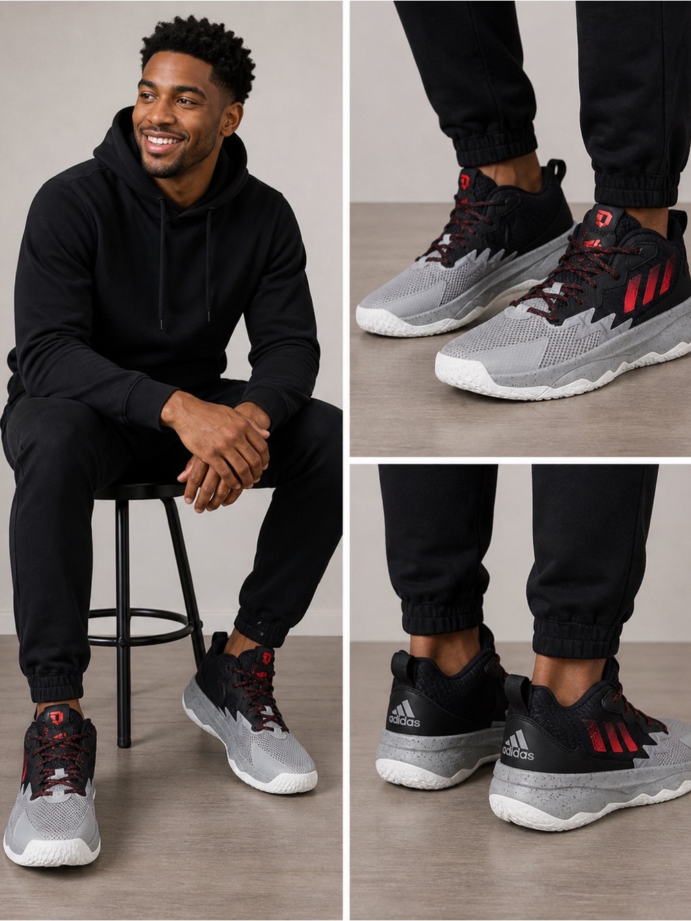 Adidas Big & Tall Sneakers sz 13.5 Dame 8 Ridge NEW #M848